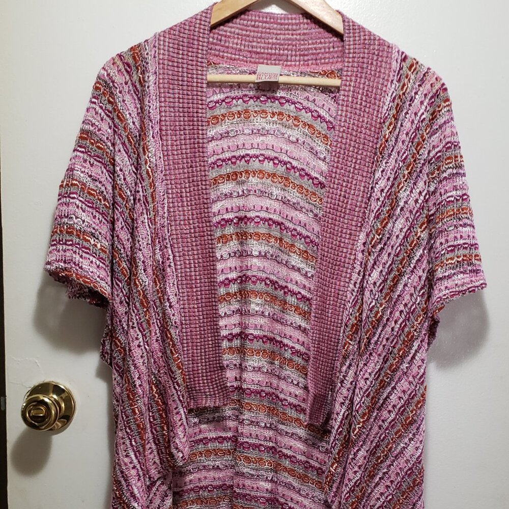 Canyon River Blues Waterfall Vest/Shrug.